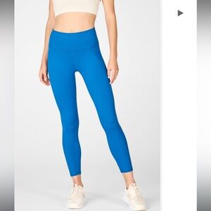 Fabletics High-Waist Powerhold 7/8 in Azurite